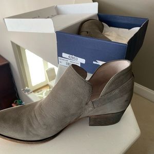 Caslon gray/green booties size 7 (from Nordstrom)
